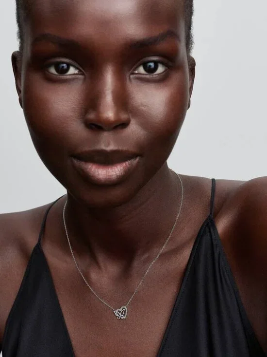 Pandora Entwined Heart & Butterfly Pendant Necklace - Picture 3 of 5